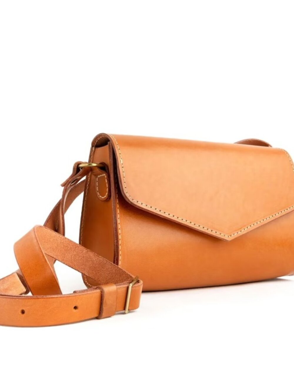 Portland Leather "Astoria" bag in tan | Like New